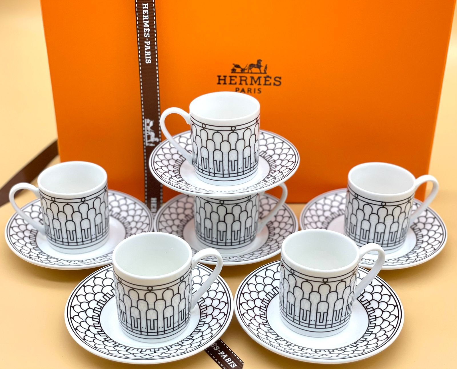 Turkish coffee from Hermes - Hermes Turkish Coffee Cups | Aleppo Gift UAE